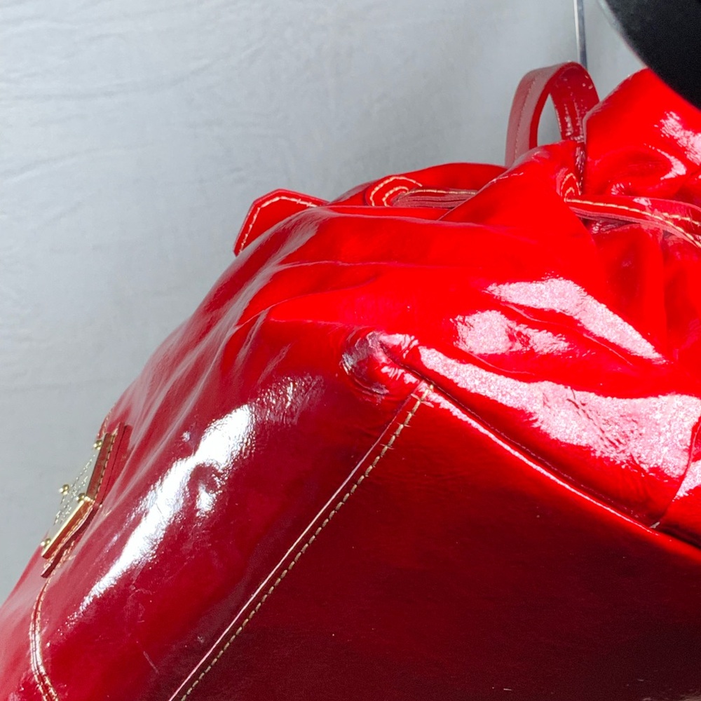 Dooney & Bourke Red Patent Leather Shoulder Bag - Picture 10 of 16